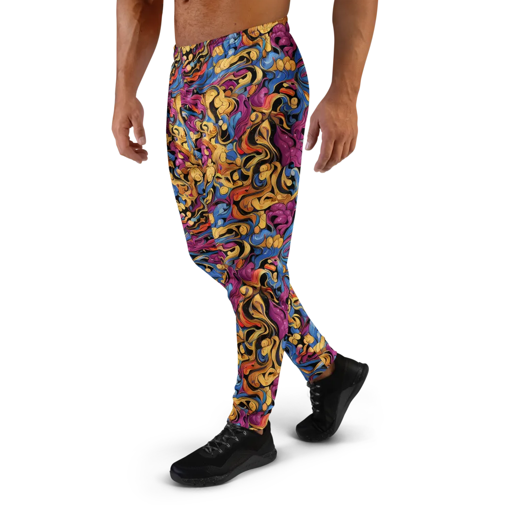 Bosschaert Whorls on Men's Joggers — Left