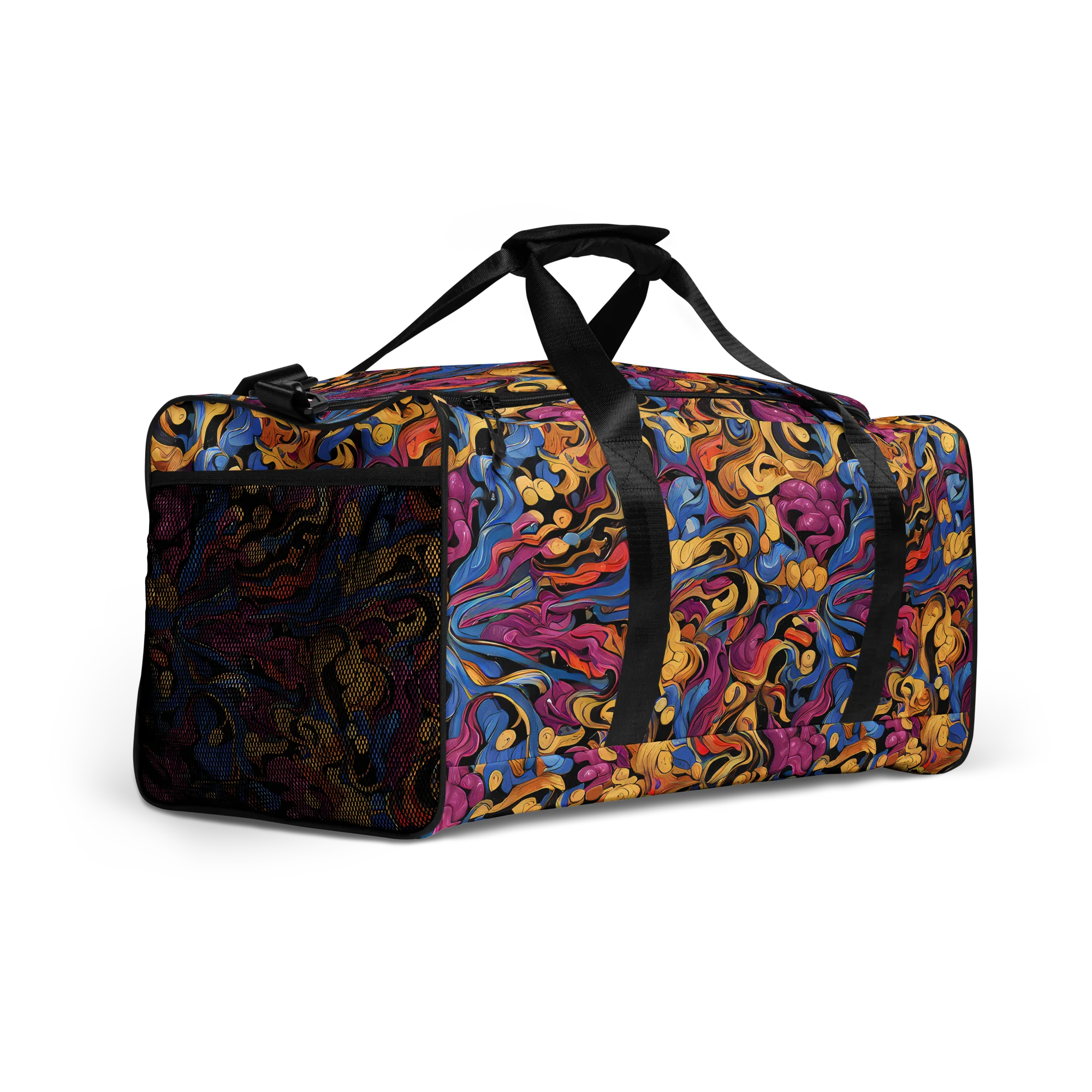 Bosschaert Whorls on Duffle Bag — Right Front