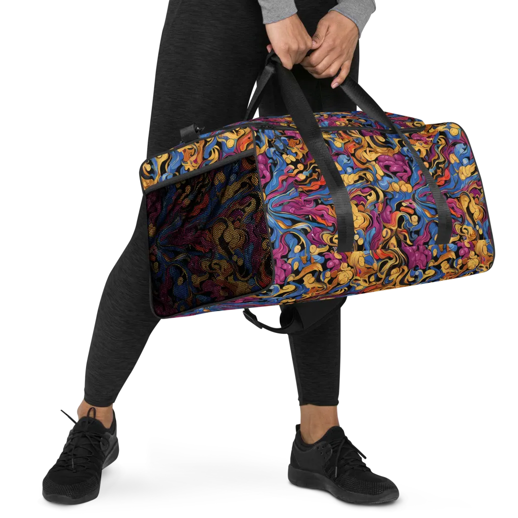 Bosschaert Whorls on Duffle Bag — Right Front