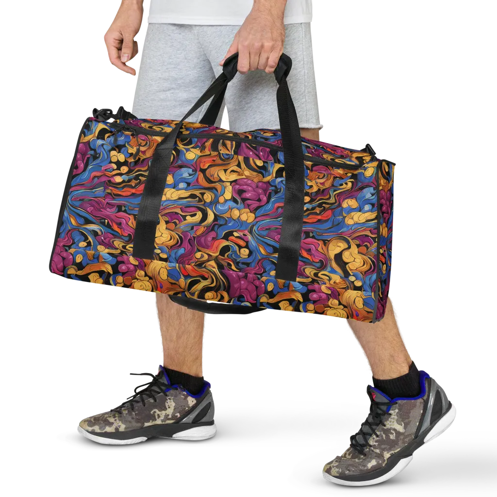 Bosschaert Whorls on Duffle Bag — Front