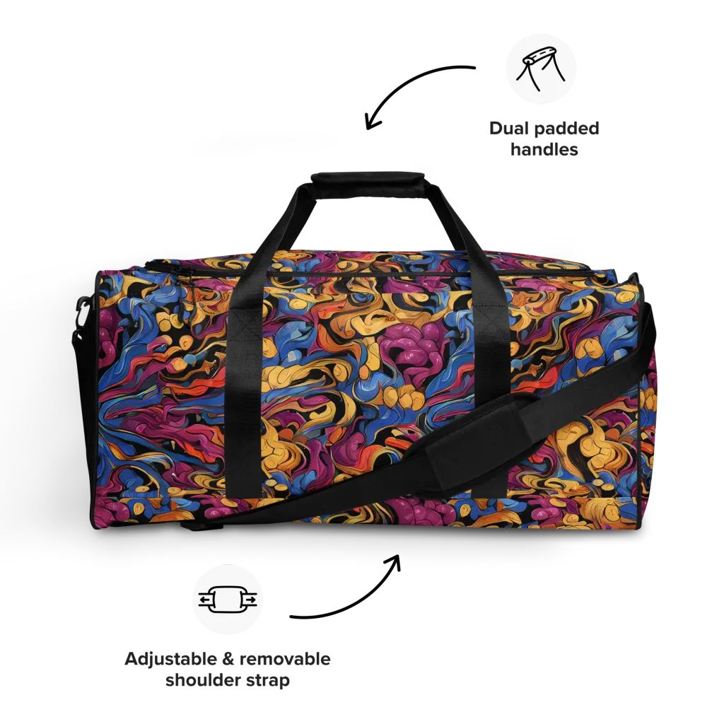 Bosschaert Whorls on Duffle Bag — Front
