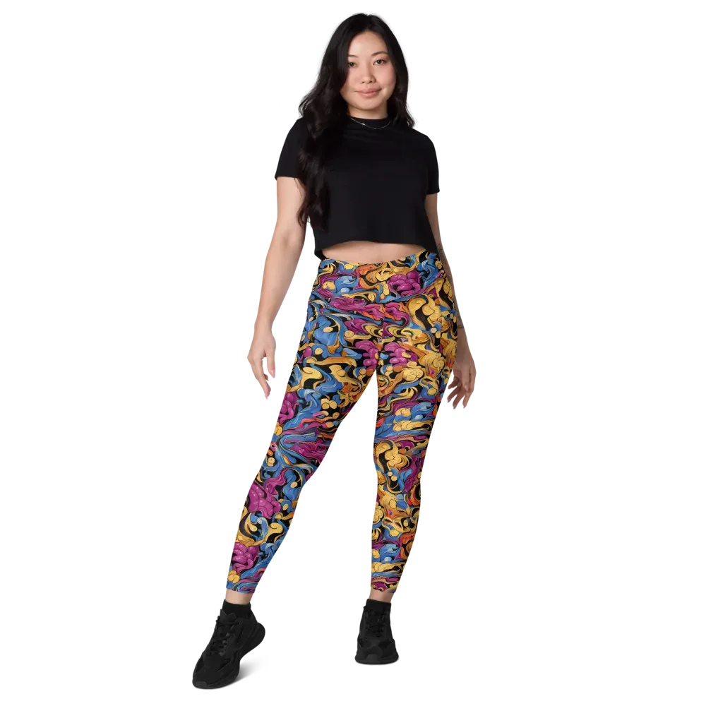 Bosschaert Whorls on Leggings with Pockets — Front