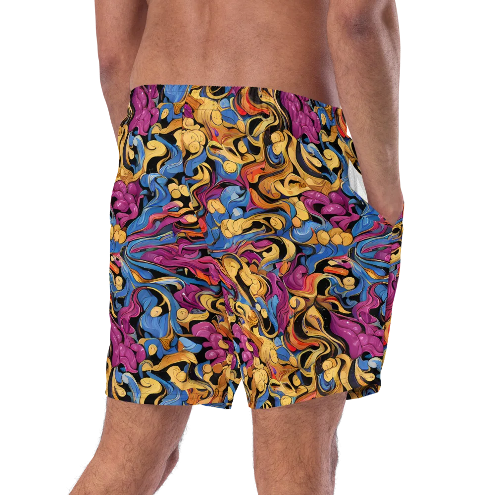 Bosschaert Whorls on Swim Trunks — Right Back
