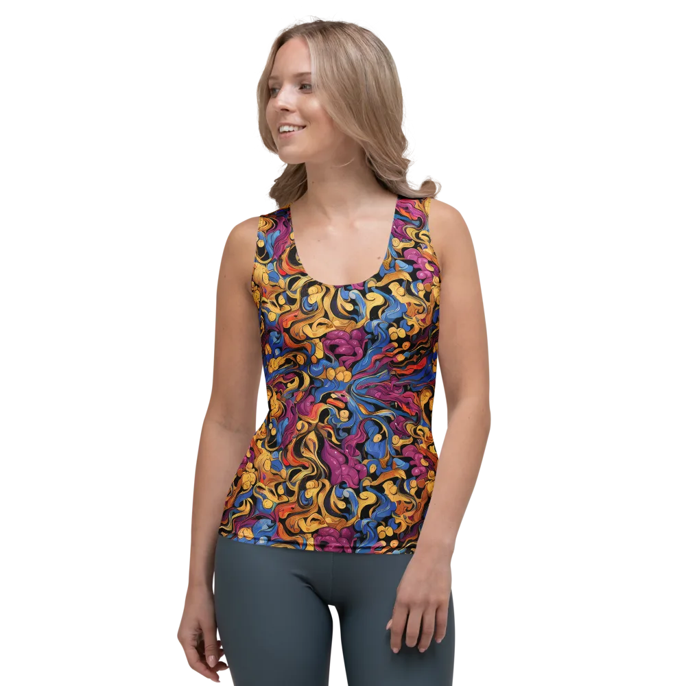 Bosschaert Whorls on Women's Tank Top — Front