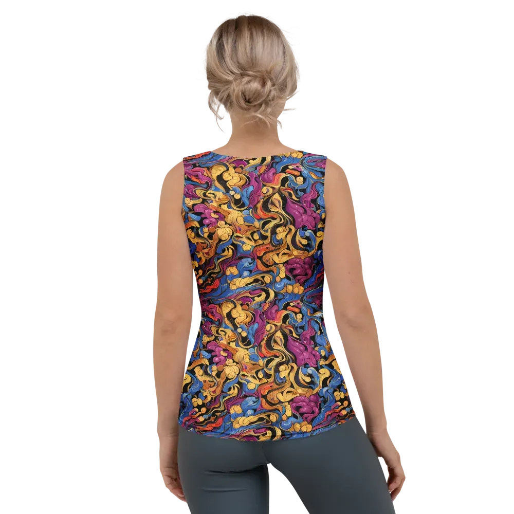 Bosschaert Whorls on Women's Tank Top — Back