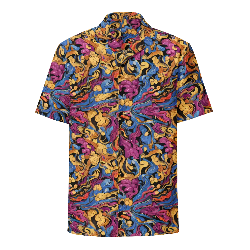 Bosschaert Whorls on Button Shirt — Front