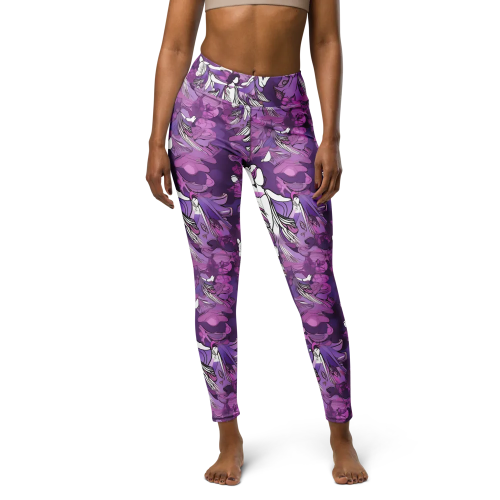 Violet Seraphim on Yoga Leggings — Front
