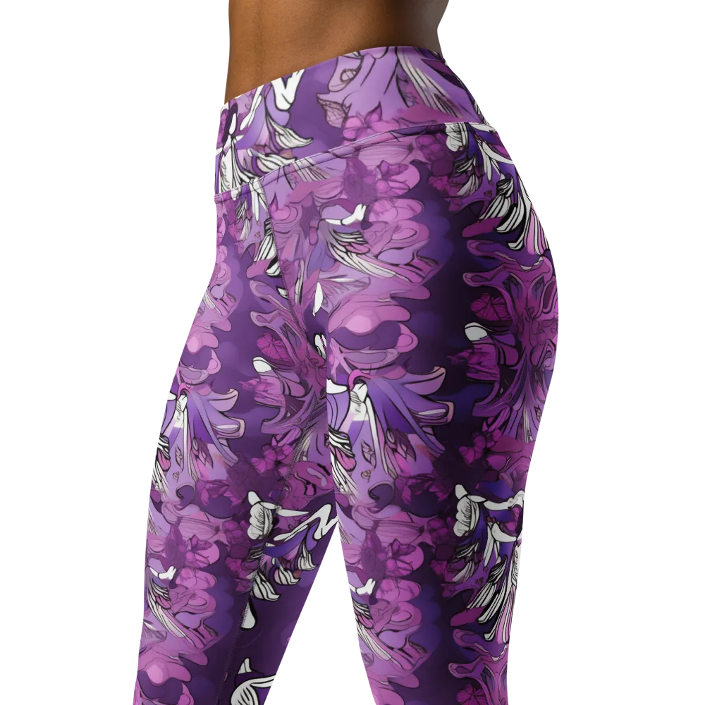 Violet Seraphim on Yoga Leggings — Left Front
