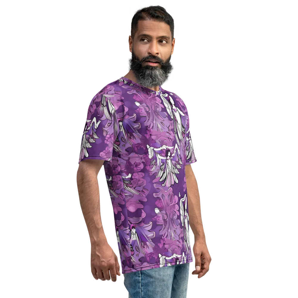 Violet Seraphim on Men's Crew Neck T-Shirt — Right