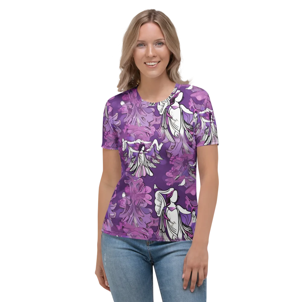 Violet Seraphim on Women's Crew Neck T-Shirt — Front