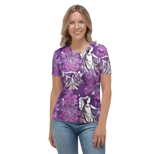 Violet Seraphim on a Women's Crew Neck T-Shirt