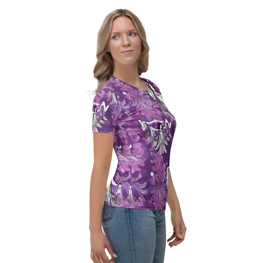 Violet Seraphim on Women's Crew Neck T-Shirt — Right