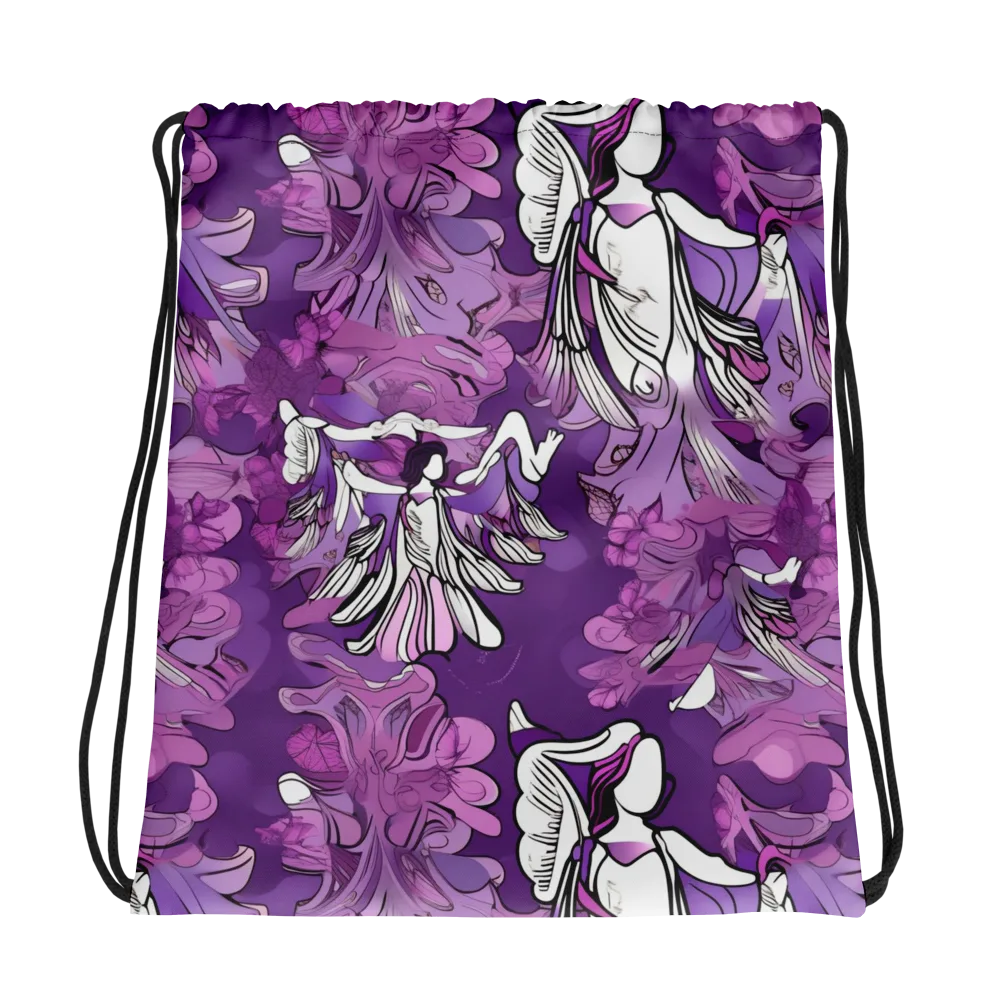 Violet Seraphim on Drawstring Bag — Photo