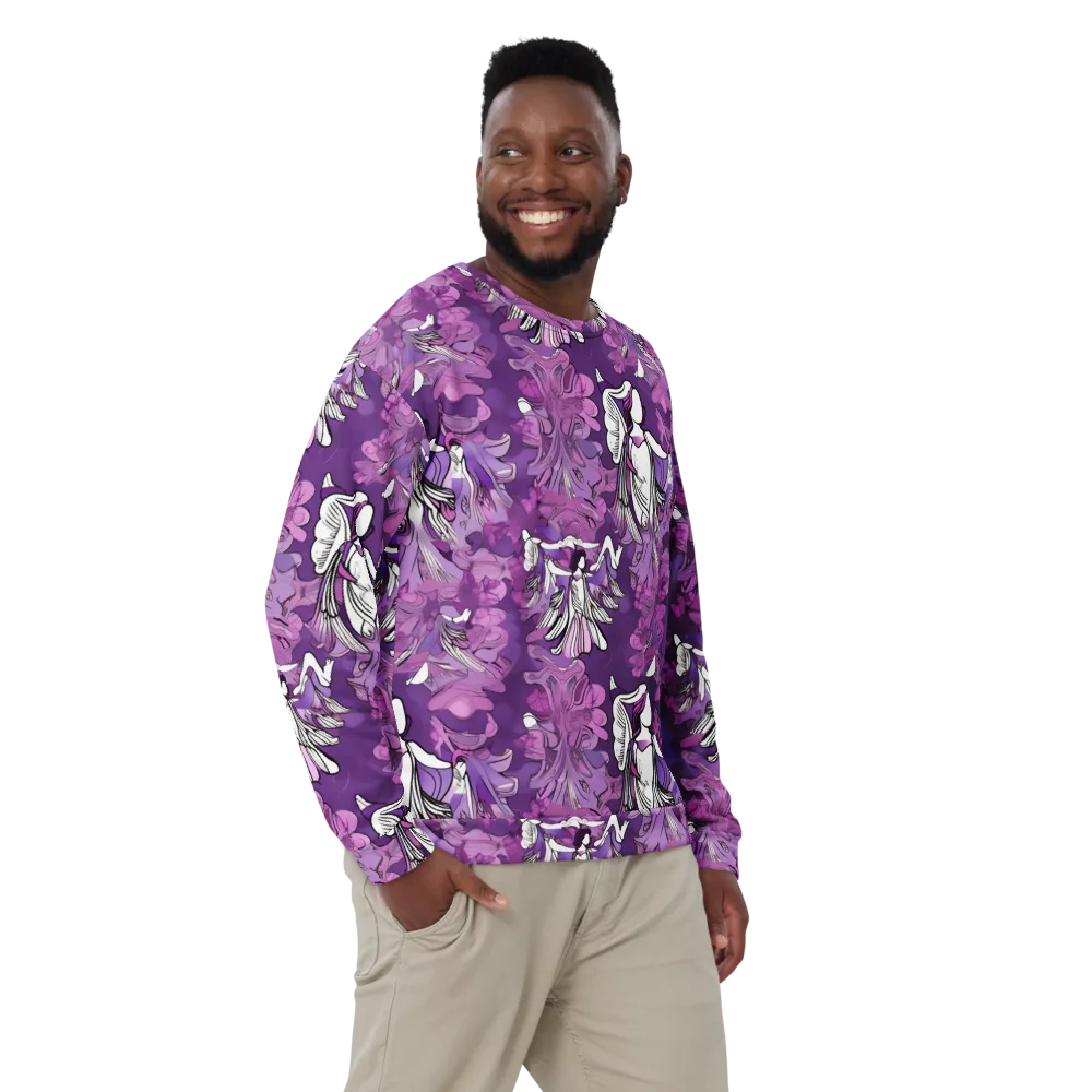 Violet Seraphim on Sweatshirt — Front