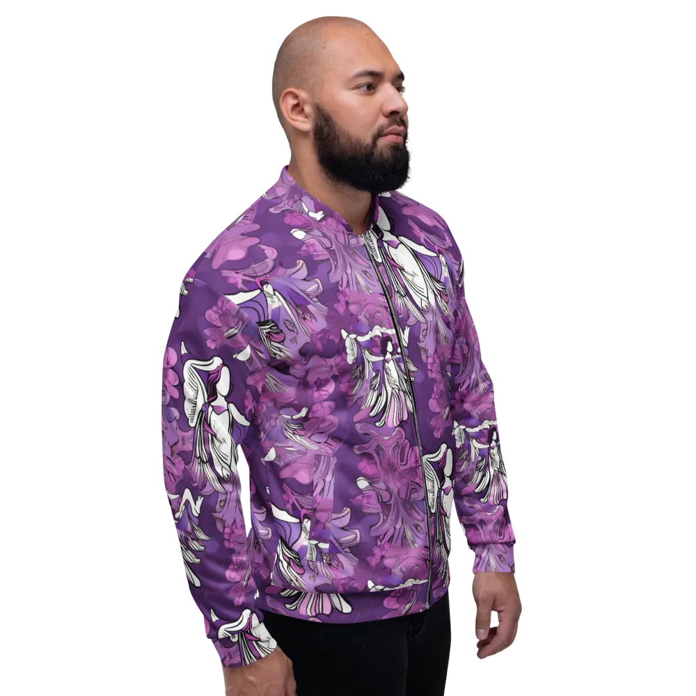 Violet Seraphim on Bomber Jacket — Right