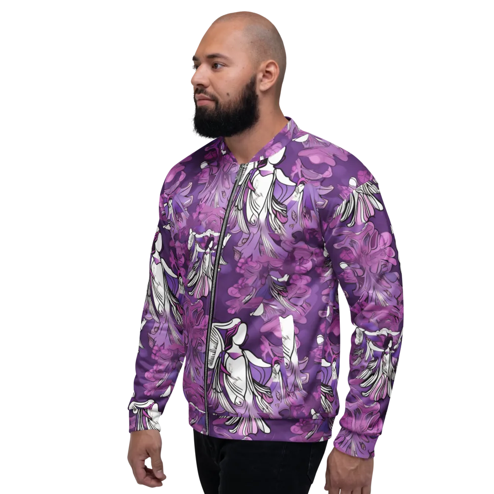 Violet Seraphim on Bomber Jacket — Left
