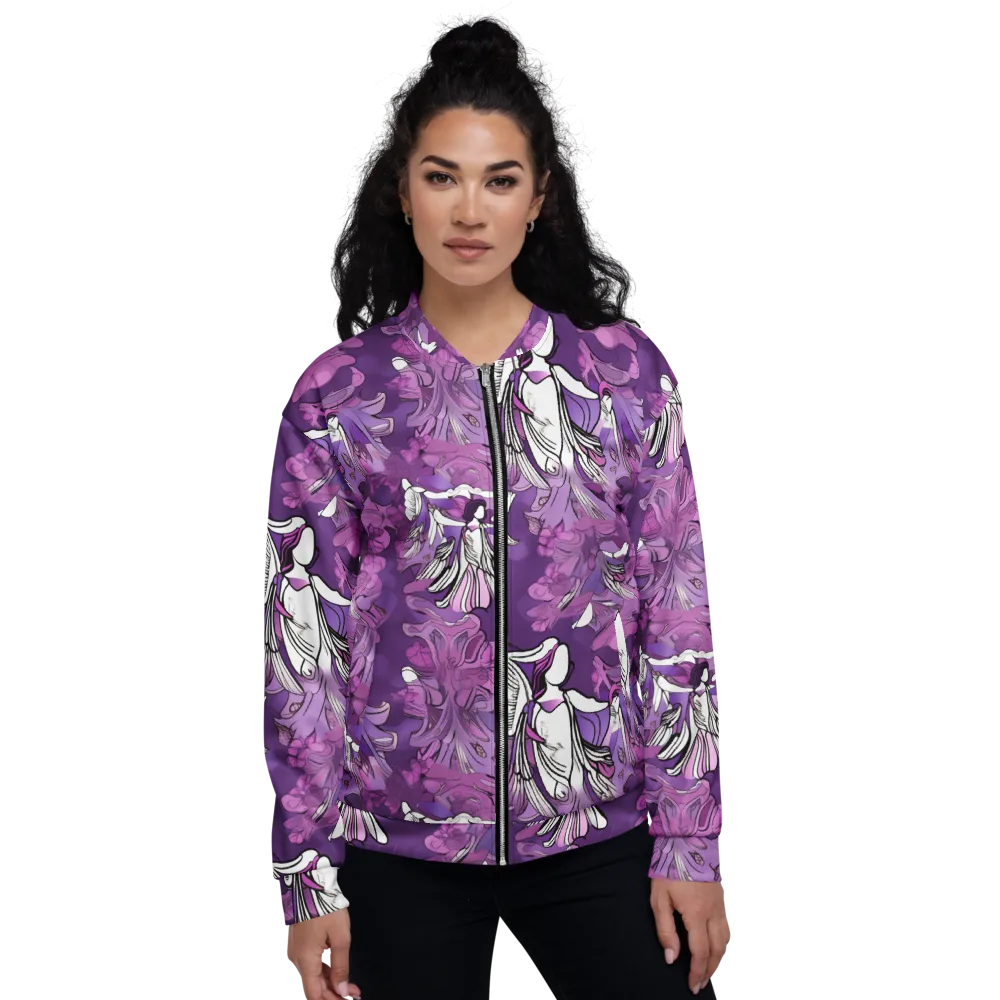 Violet Seraphim on Bomber Jacket — Front