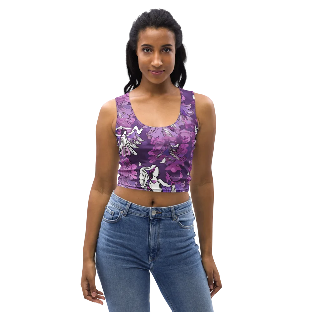 Violet Seraphim on Crop Top — Front