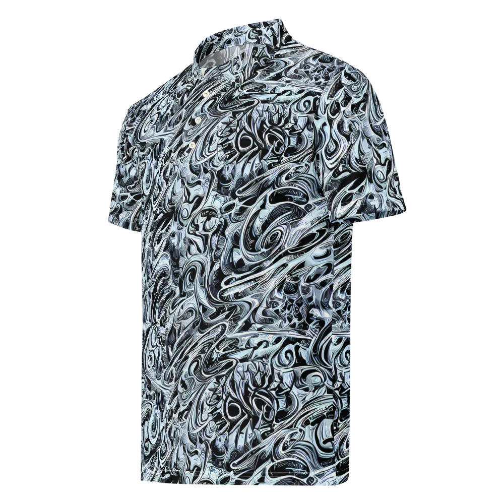 Horkey's Nebula on Men's Slim Fit Polo Shirt — Left Front