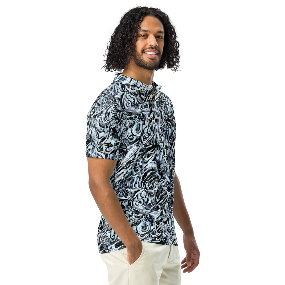 Horkey's Nebula on Men's Slim Fit Polo Shirt — Right Front