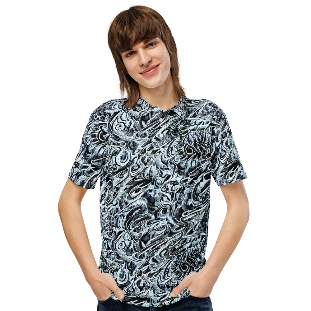 Horkey's Nebula on Men's Slim Fit Polo Shirt — Front