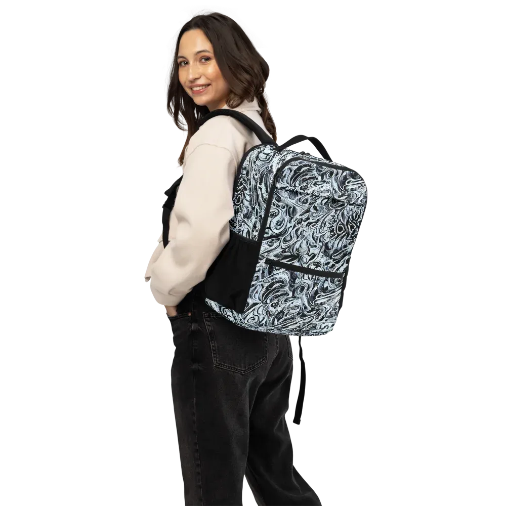 Horkey's Nebula on Utility Backpack — Back
