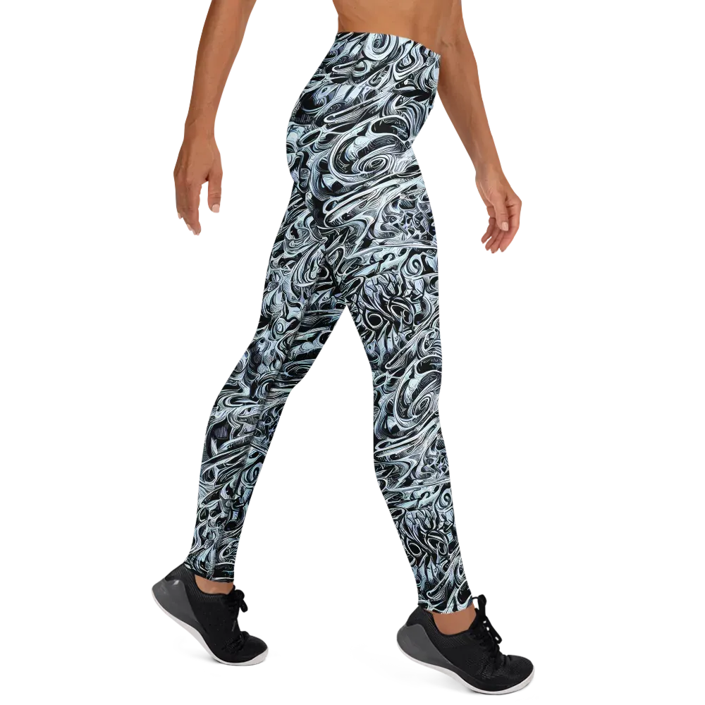 Horkey's Nebula on Yoga Leggings — Right