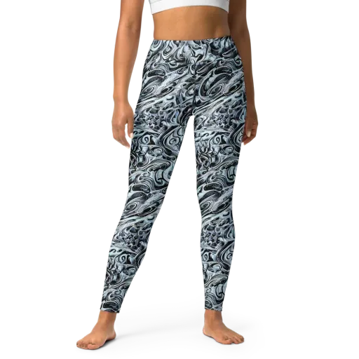 Horkey's Nebula on a Yoga Leggings