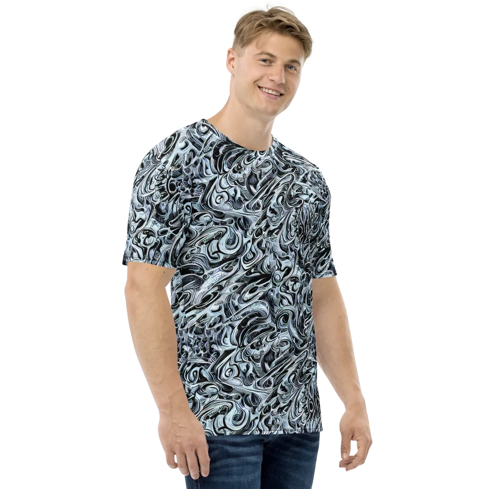 Horkey's Nebula on Men's Crew Neck T-Shirt — Right