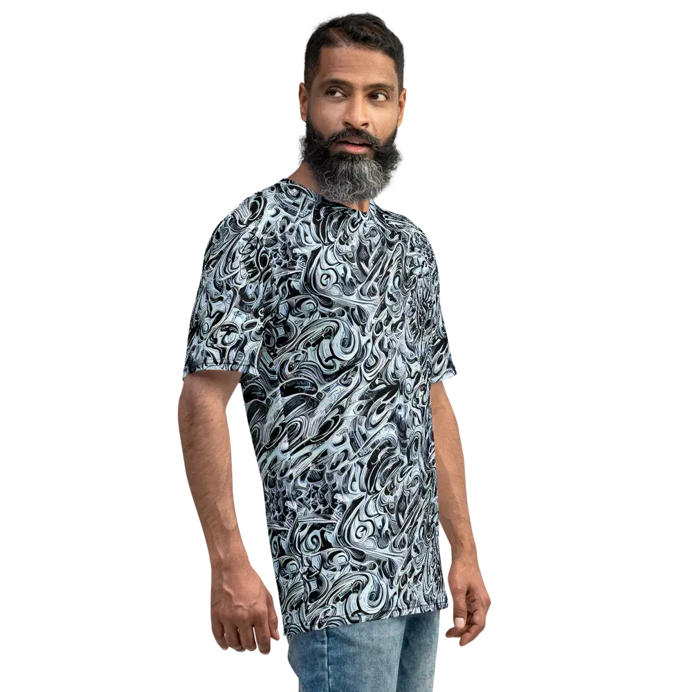 Horkey's Nebula on Men's Crew Neck T-Shirt — Right