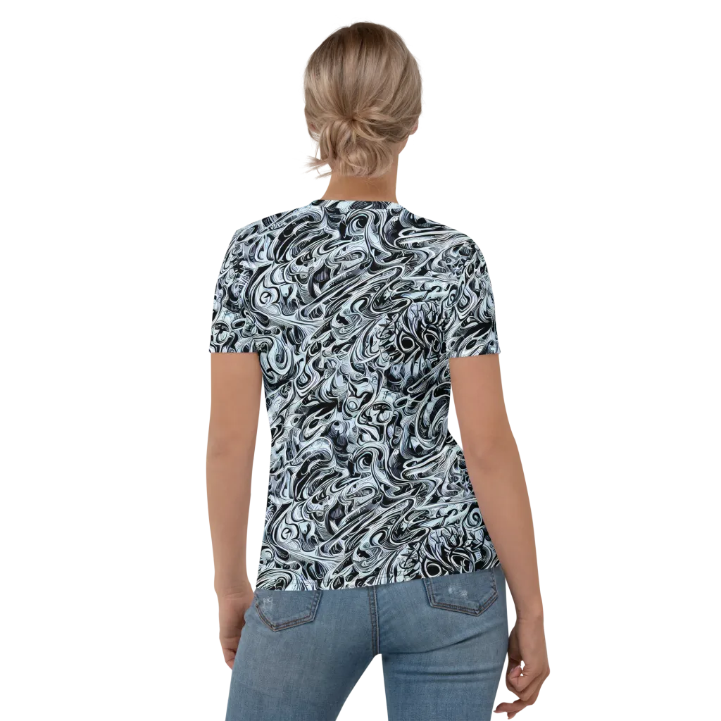Horkey's Nebula on Women's Crew Neck T-Shirt — Back