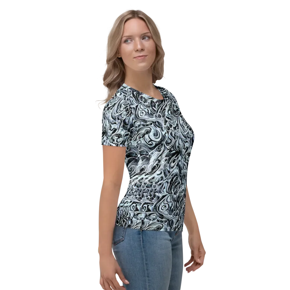 Horkey's Nebula on Women's Crew Neck T-Shirt — Right
