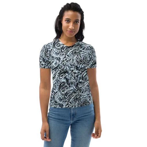 Horkey's Nebula on a Women's Crew Neck T-Shirt