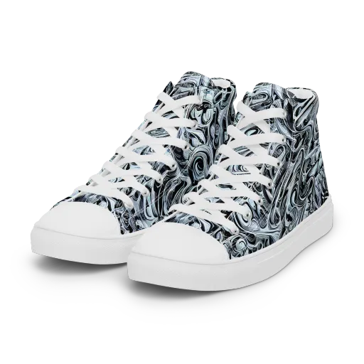 Horkey's Nebula on a Women's High Top Canvas Shoes