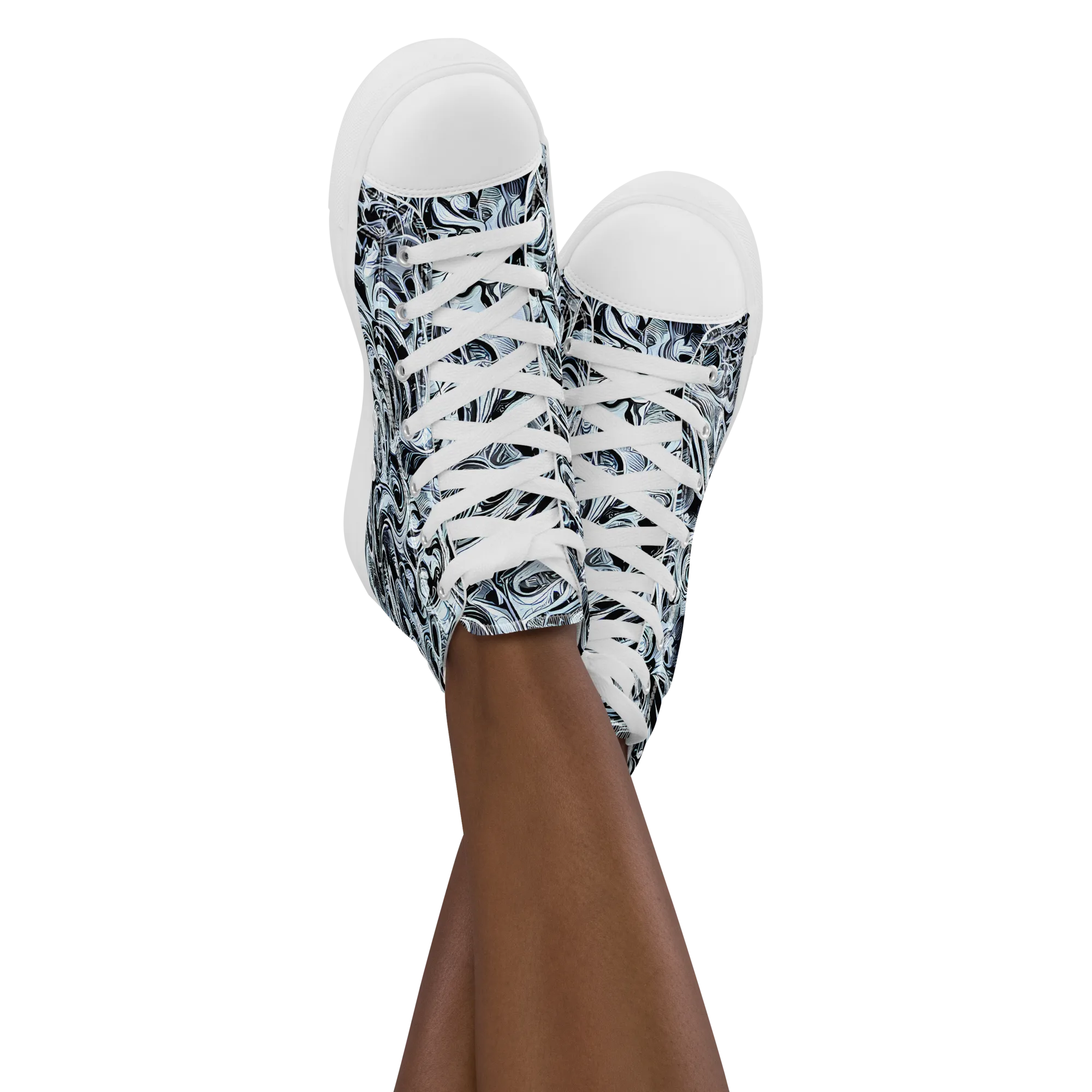 Horkey's Nebula on Women's High Top Canvas Shoes — Front
