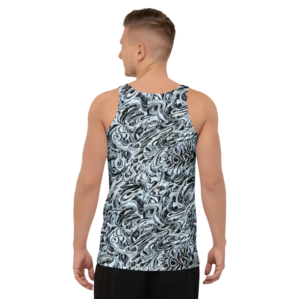 Horkey's Nebula on Men's Tank Top — Back