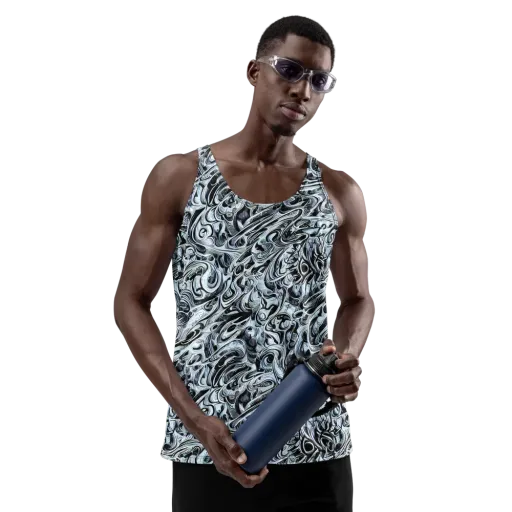 Horkey's Nebula on a Men's Tank Top
