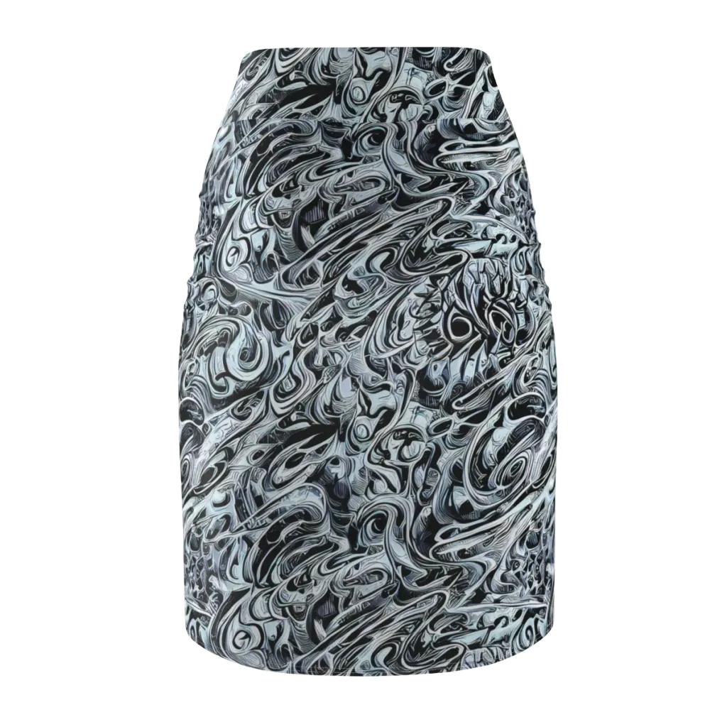 Horkey's Nebula on Pencil Skirt — Back