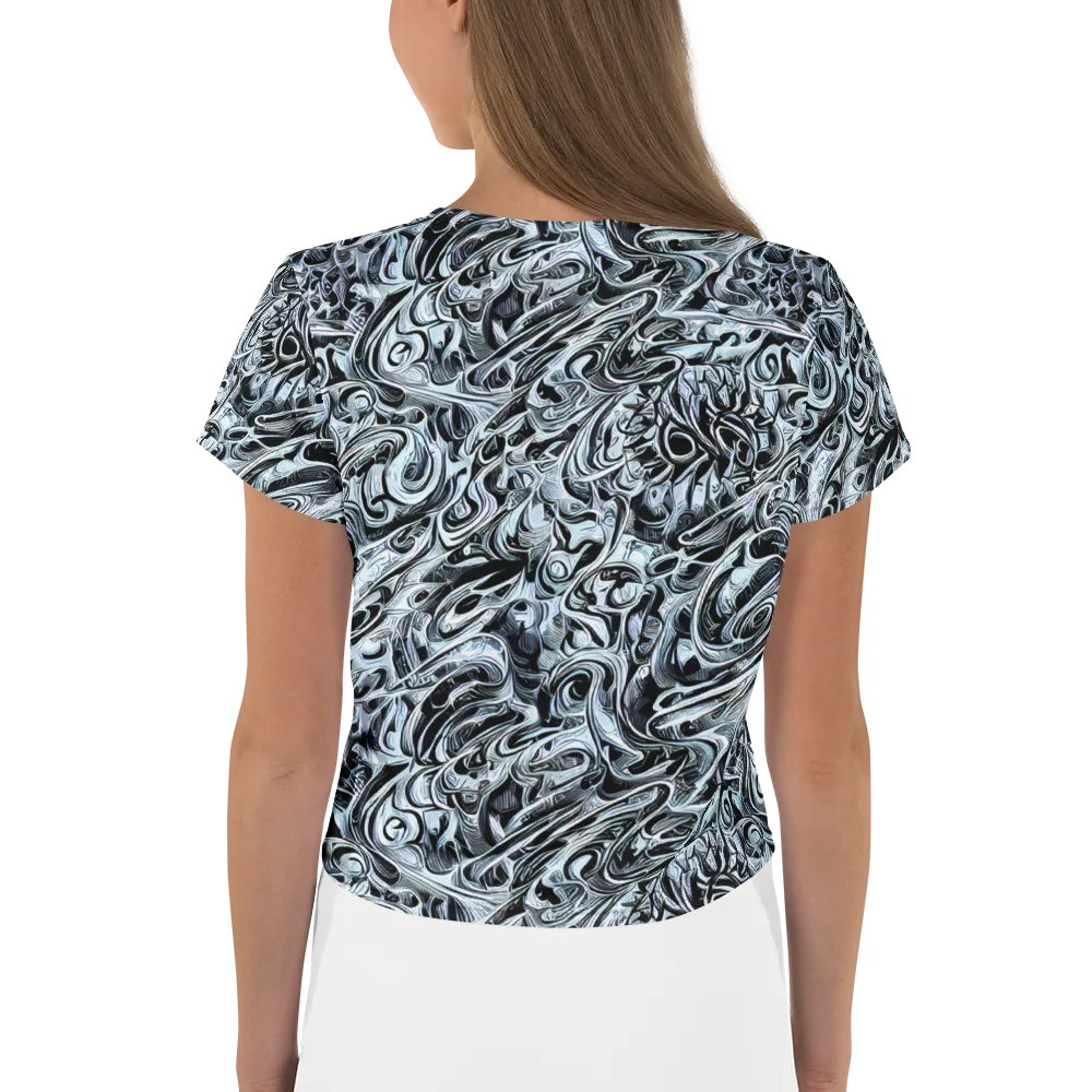 Horkey's Nebula on Crop Tee — Back