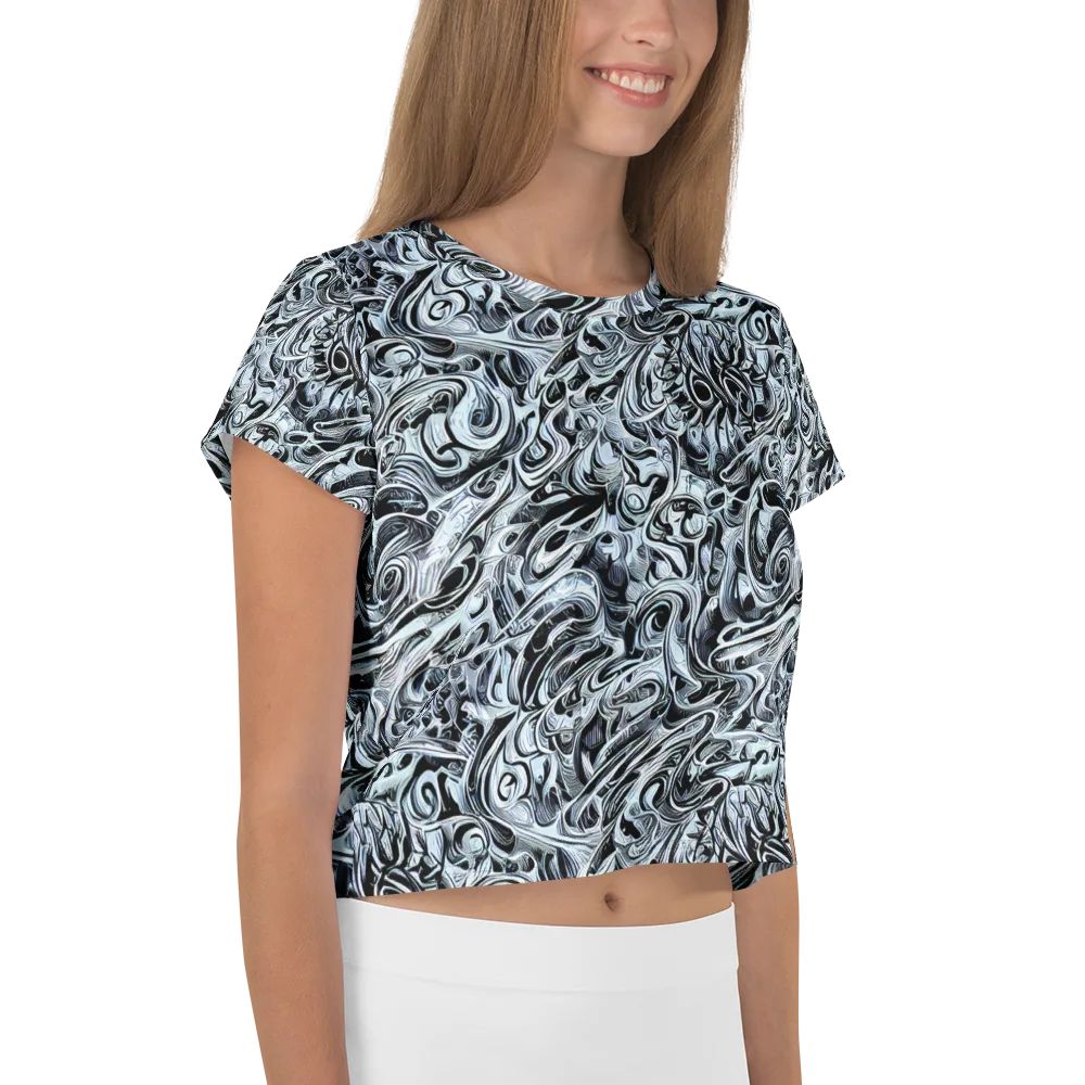 Horkey's Nebula on Crop Tee — Right