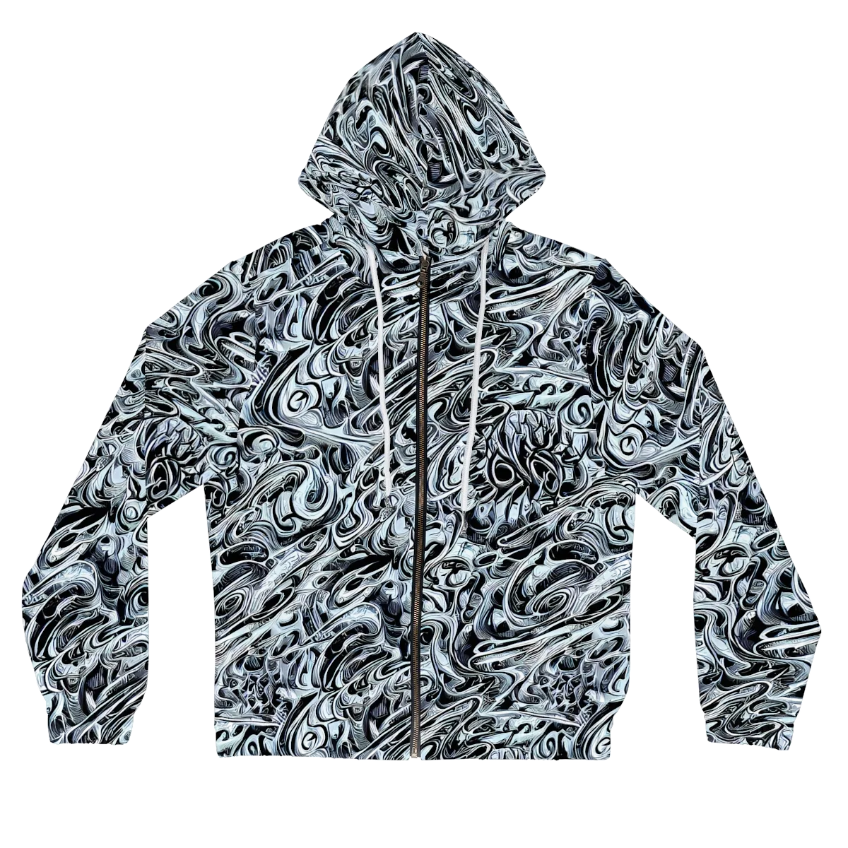 Horkey's Nebula on Women's Full-Zip Hoodie — Front