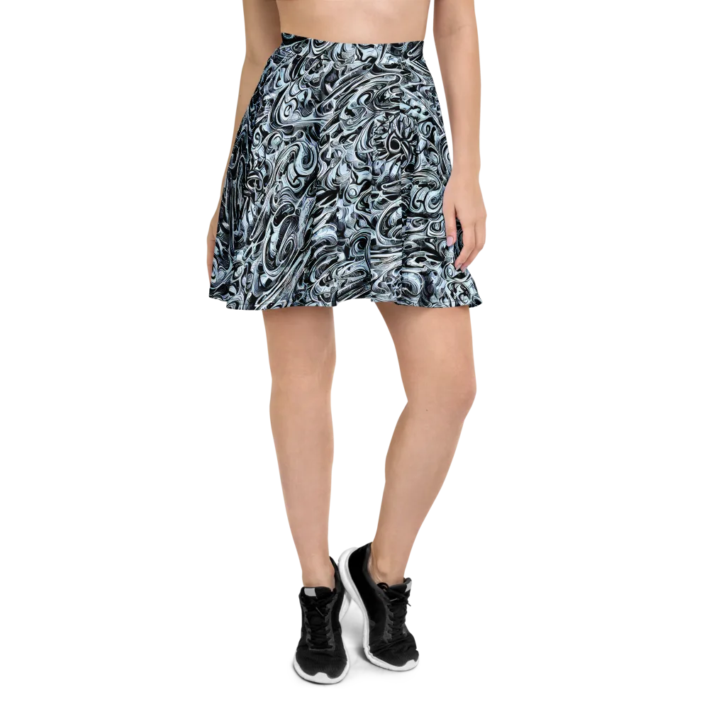 Horkey's Nebula on Skater Skirt — Front