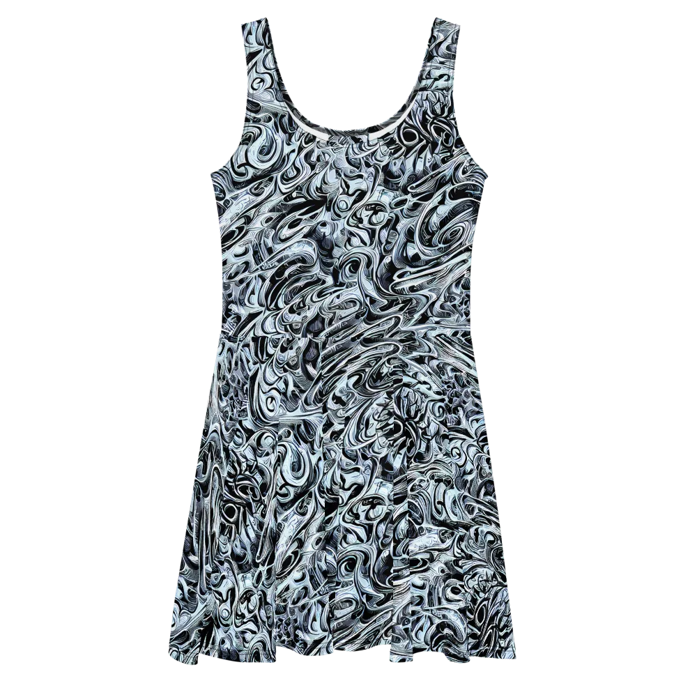 Horkey's Nebula on Skater Dress — Front