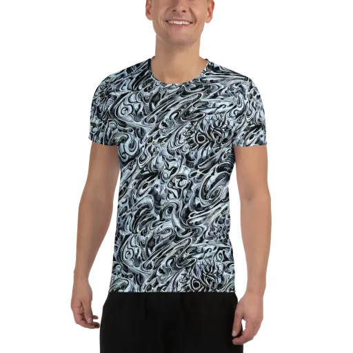 Horkey's Nebula on a Men's Athletic T-Shirt
