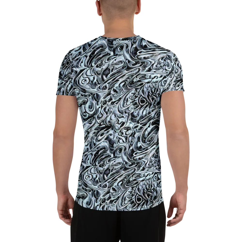 Horkey's Nebula on Men's Athletic T-Shirt — Back