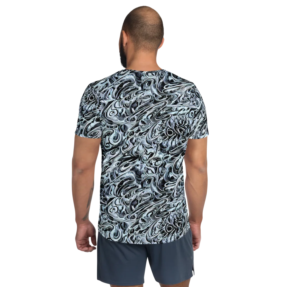 Horkey's Nebula on Men's Athletic T-Shirt — Back
