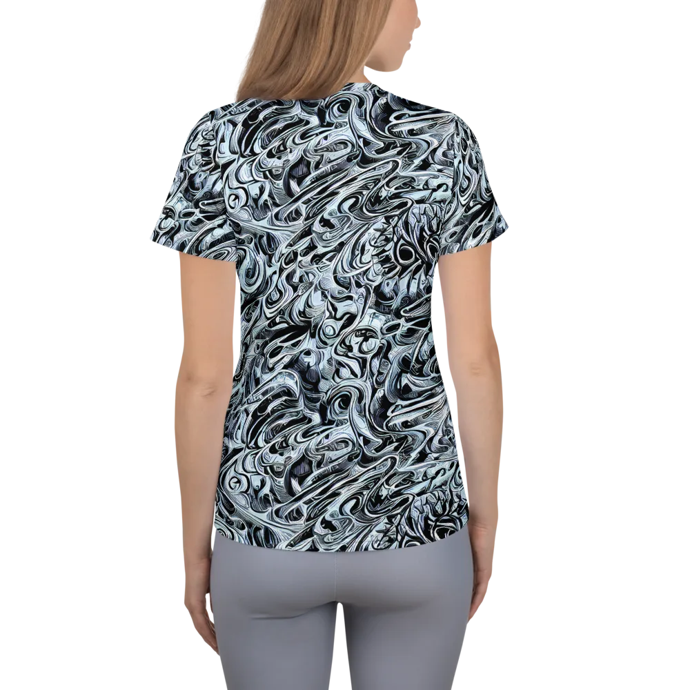 Horkey's Nebula on Women's Athletic T-Shirt — Back