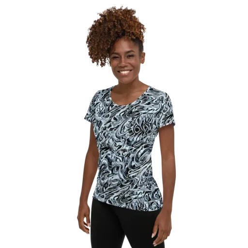 Horkey's Nebula on a Women's Athletic T-Shirt