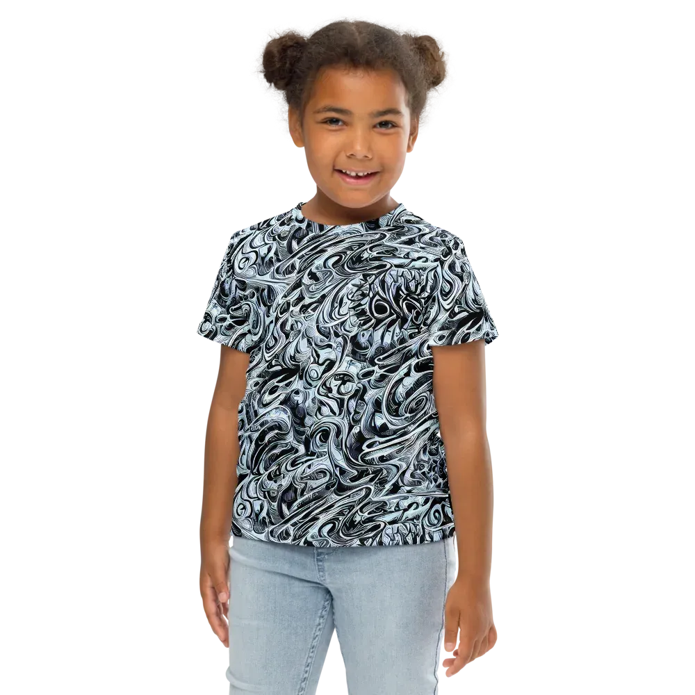 Horkey's Nebula on Kids Crew Neck T-Shirt — Front