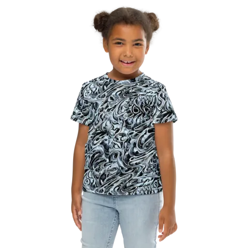 Horkey's Nebula on a Kids Crew Neck T-Shirt